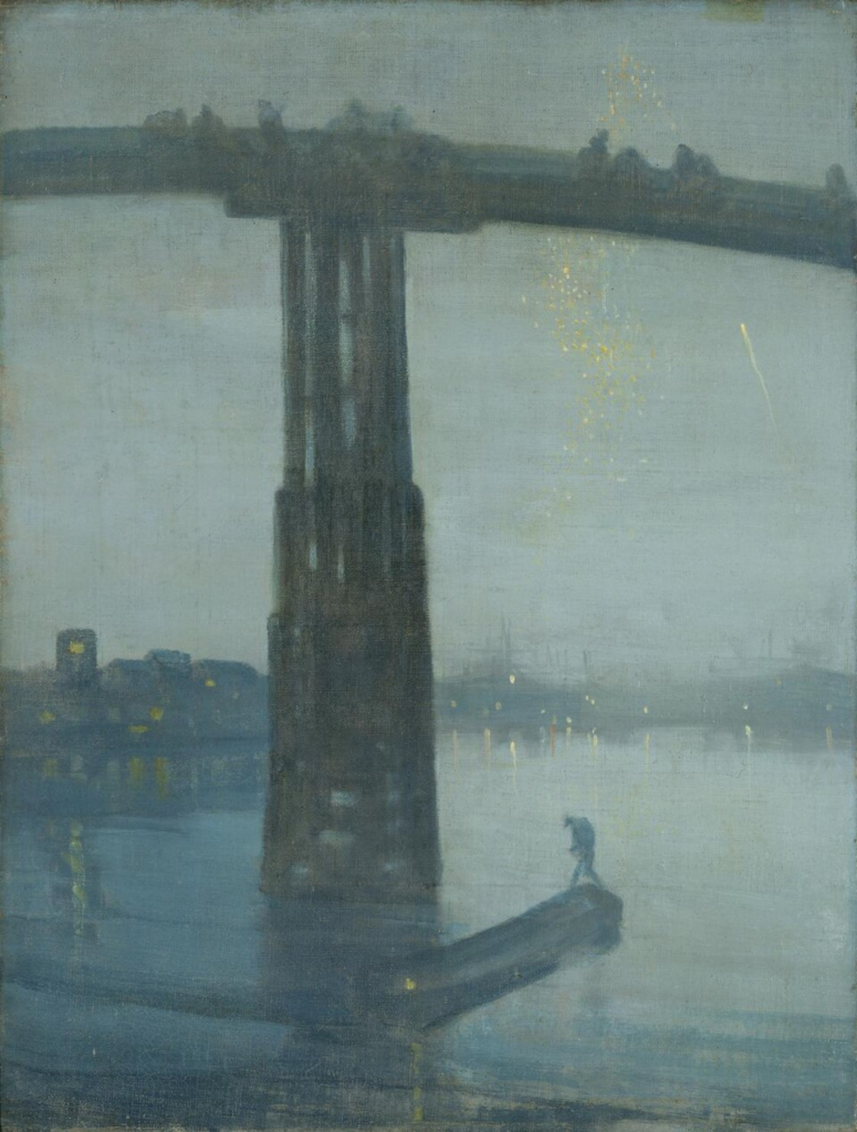 Nocturne en bleu et or - le Vieux Pont de Battersea
de James Abbott McNeill Whistler
